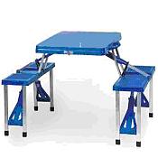 Portable Folding Table with Seats