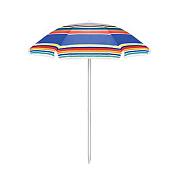 Multi-color Striped Umbrella w/ tilt
