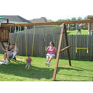 A-Frame Wooden Swing Beam Add On Kit