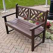 Chippendale 48 Inch Garden Bench by Polywood