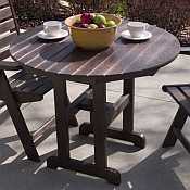 Polywood Recycled Round Table - 36 inch