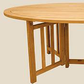 Oval Flip Table