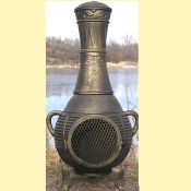 Pine Style Chiminea with Gas Kit