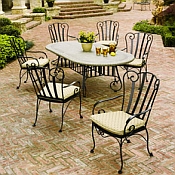 Deauville Wrought Iron Dining Set