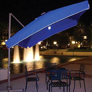 Sorrento Solar Plus Side Post Umbrella