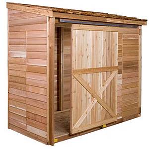 Sliding Shed Door