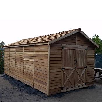 Rancher Wood Storage Shed - 10 x 20ft