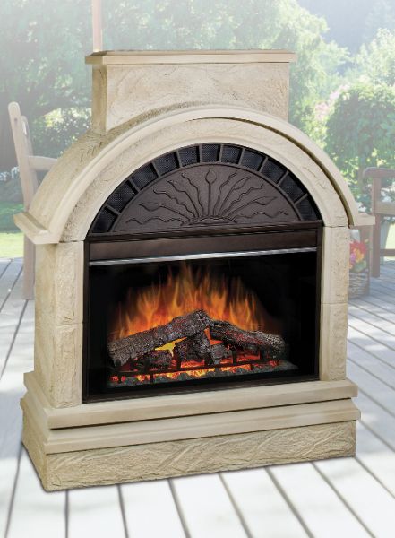 Scottsdale Outdoor Electric Fireplace, Outdoor Electric Fireplace