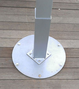 16in Deck Mount Plate for Flexy or P-Series