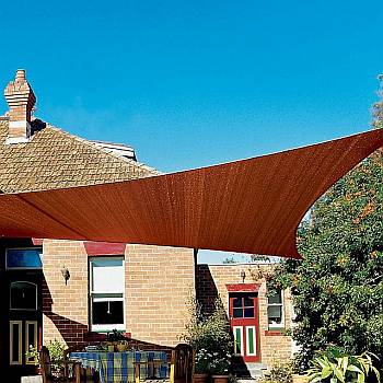 Shade Sails - Triangle Terracotta Coolaroo 11ft 10in