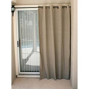 Dark Linen Curtain