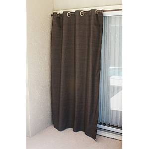 Dark Linen Curtain