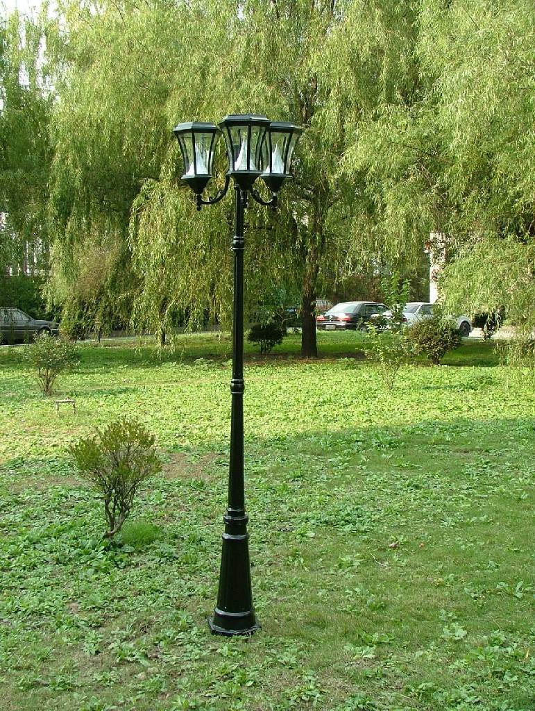 7 Ft Solar Lamp Post Light Gs 94, Garden Lamp Post Solar Powered