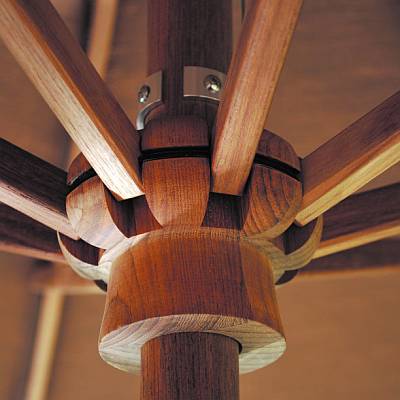 Teak Umbrella Hub