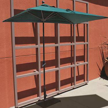 Aluminum Half Wall Umbrella
