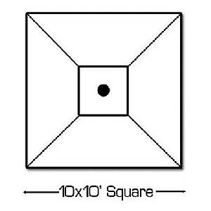 Square Canopy Size