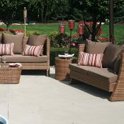 6 pc. Nadri-Resin Wicker Furniture Set