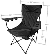 Measurements for Oversized Kingpin Chair