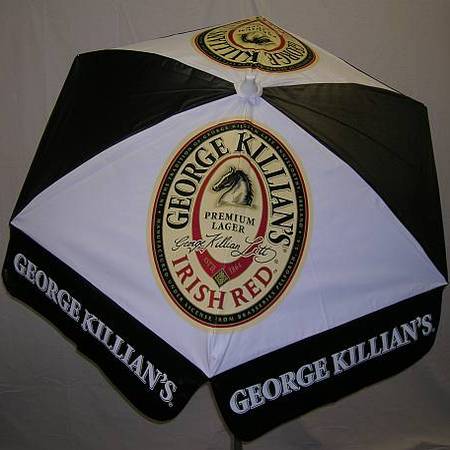 6ft Patio & Beach Umbrella / Killian's Irish Red