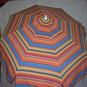 Patio & Beach Umbrella - Multi Stripe