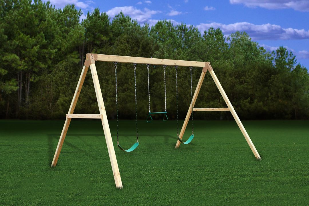 Settler A-Frame Swing Beam Kit - Freetstanding EASY DIY build 3D Plans ...