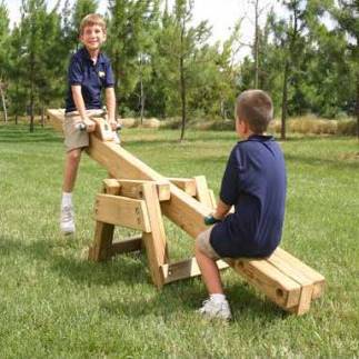Wooden Seesaw / Teeter Totter Kit
