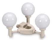 MoonGlo White Umbrella Light Fixture