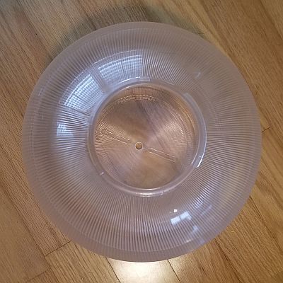 Replacement Globe for Patio Lamps - 10.5in Diameter - Clear