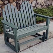 Classic Adirondack 48 Inch Glider Bench ADGL