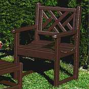Polywood Chippendale Arm Chair