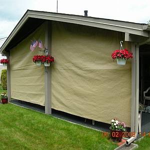 Vertical Patio Screen