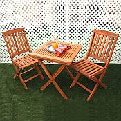 Glaser Eucalyptus Bistro Set