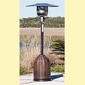 Fire Sense 46,000 BTU LPG Wicker Patio Heater
